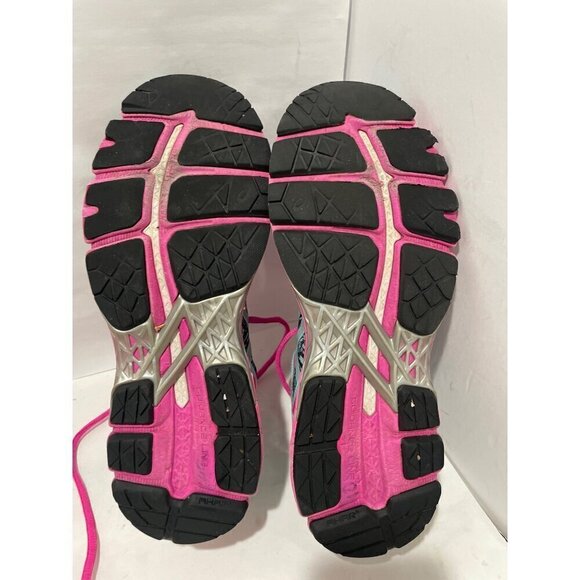 Asics sneakers WOMENS Gel Kayano 22 Size US 8.5 running low top Aqua Glow Pink - Picture 5 of 6